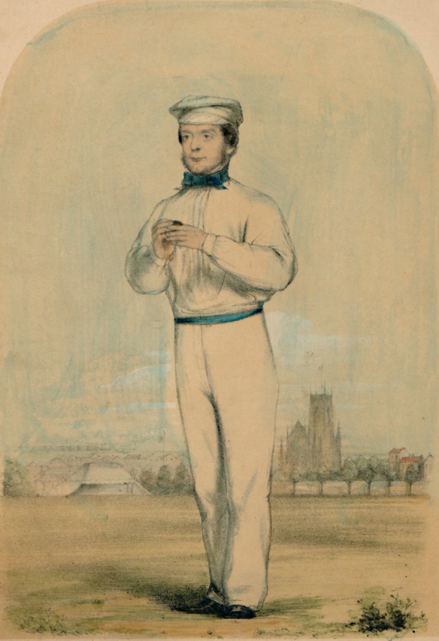 John Wisden, ca 1850-tallet. av Unbekannt