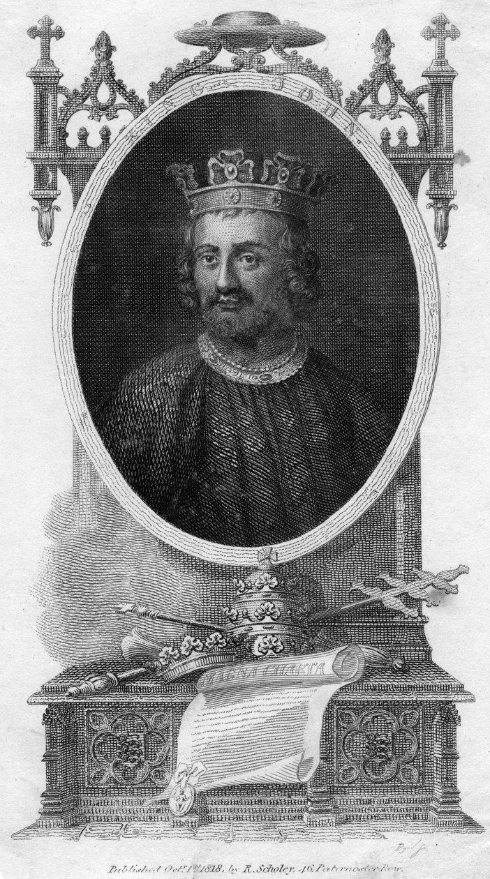 John av England, 1818 av Unbekannt