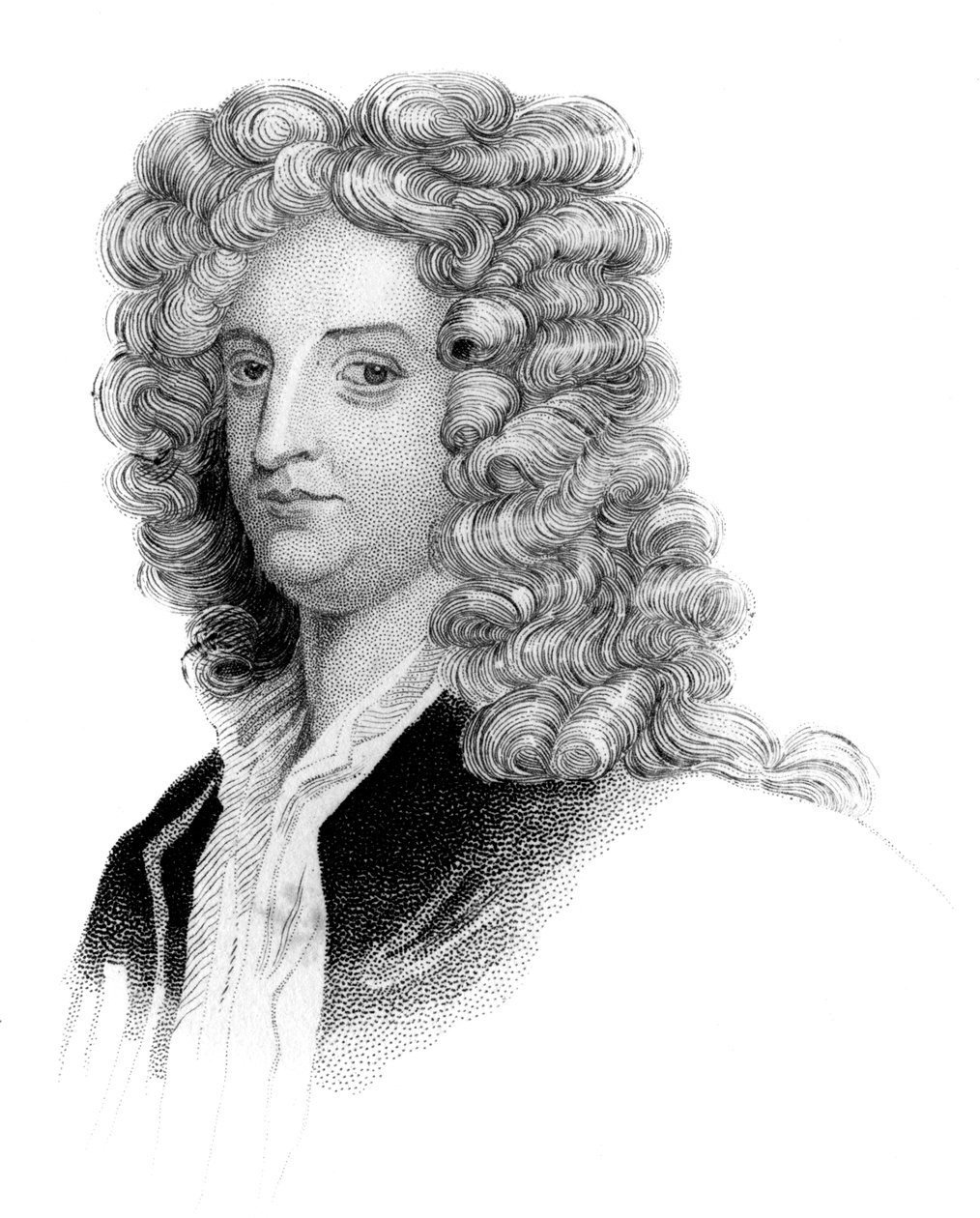 Joseph Addison , engelsk politiker og forfatter, ca 1850 av Unbekannt