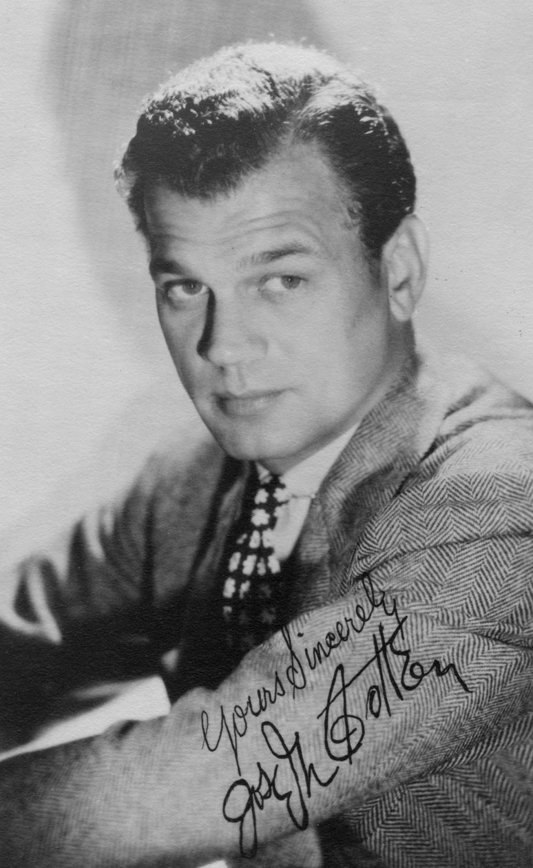 Joseph Cotton 1905-1995, amerikansk skuespiller, ca 1930-tallet av Unbekannt