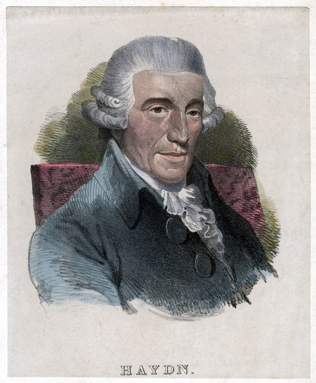 Joseph Haydn , østerriksk komponist av Unbekannt