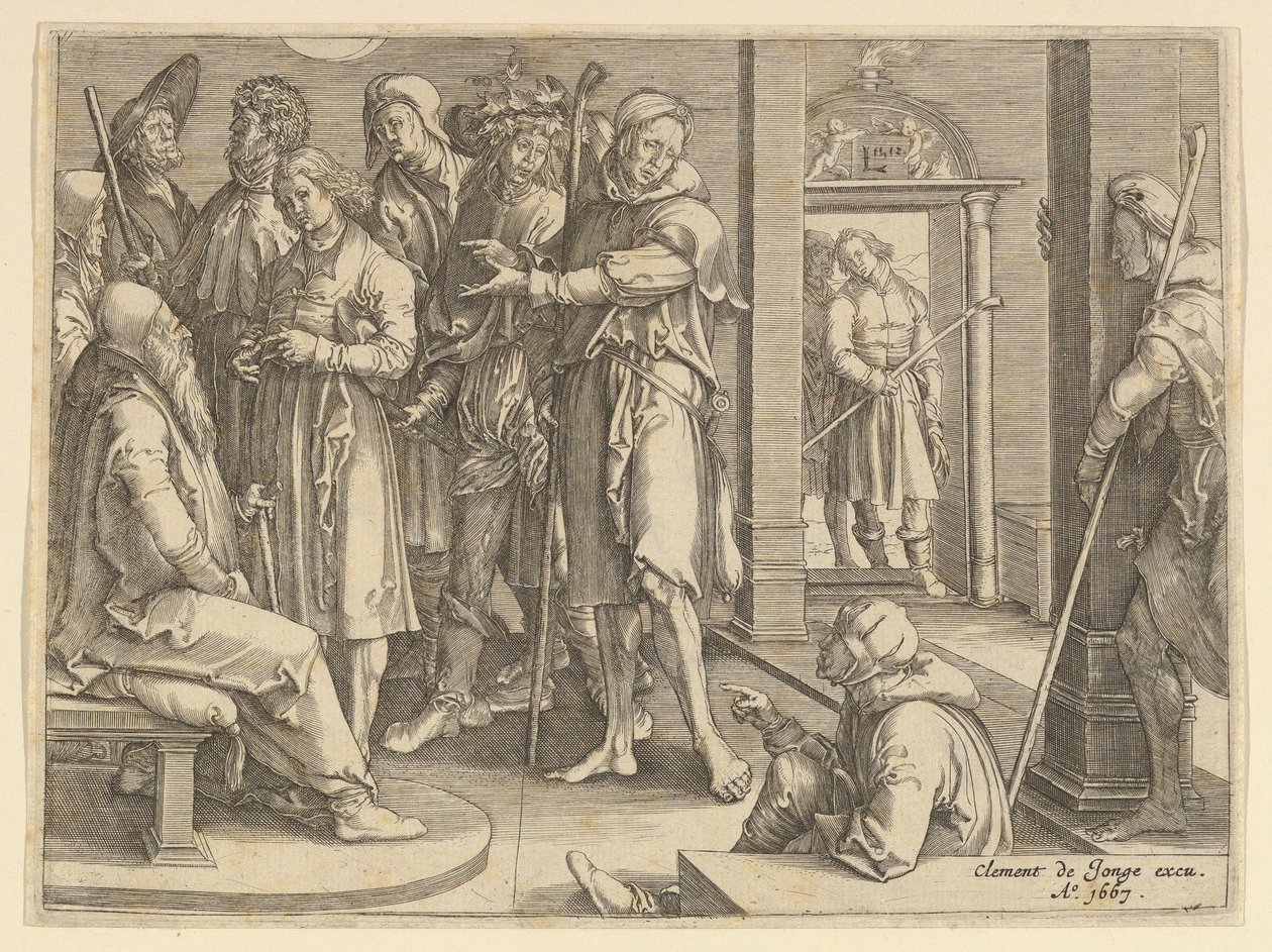 Joseph forteller sine drømmer til Jakob kopi, 1640-70. av Unbekannt