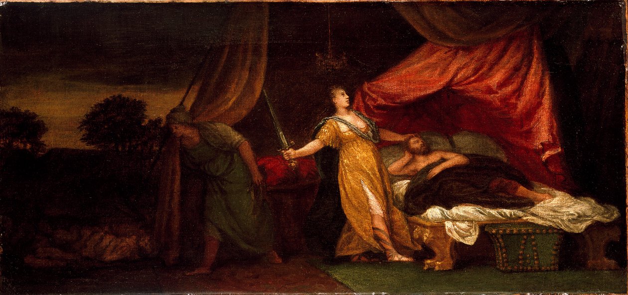 Judith i ferd med å drepe Holofernes, 1500-tallet av Unbekannt