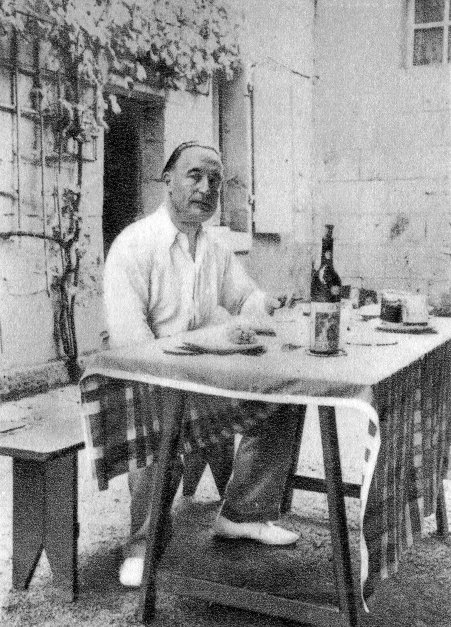 Jules Romains , fransk poet og forfatter, 1935 av Unbekannt
