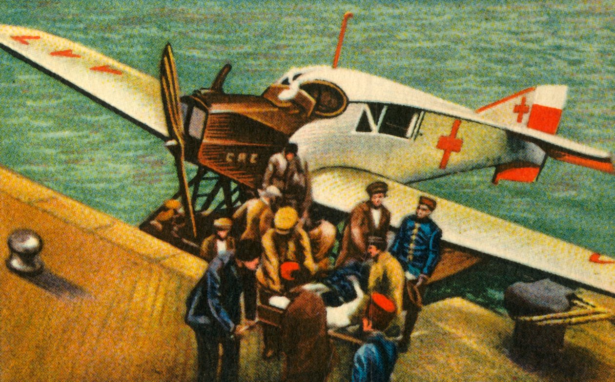 Junkers F 13w medisinsk fly, c1919, 1932. av Unbekannt