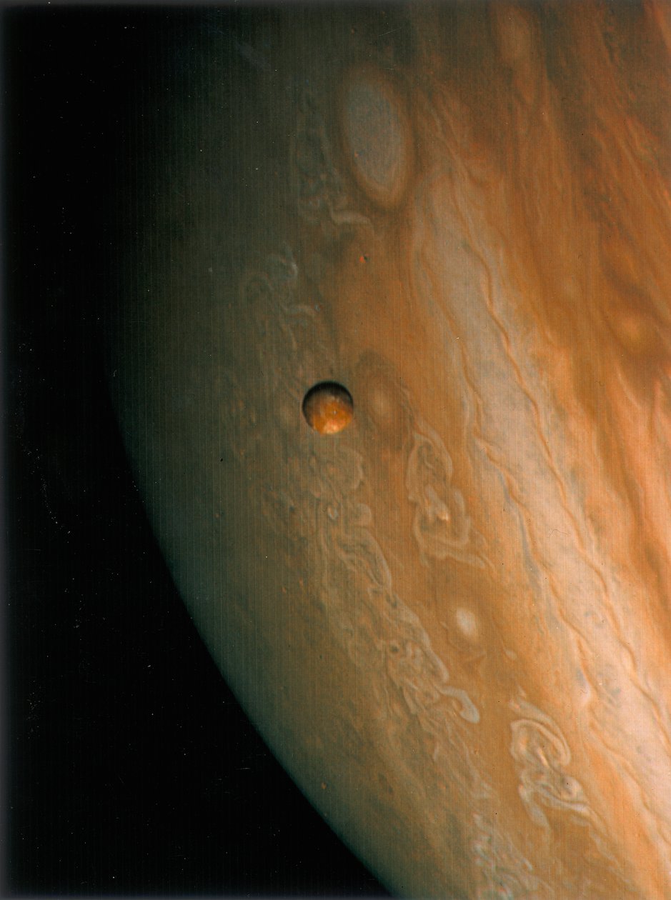 Jupiter og Io, en av dens måner, 1979 av Unbekannt