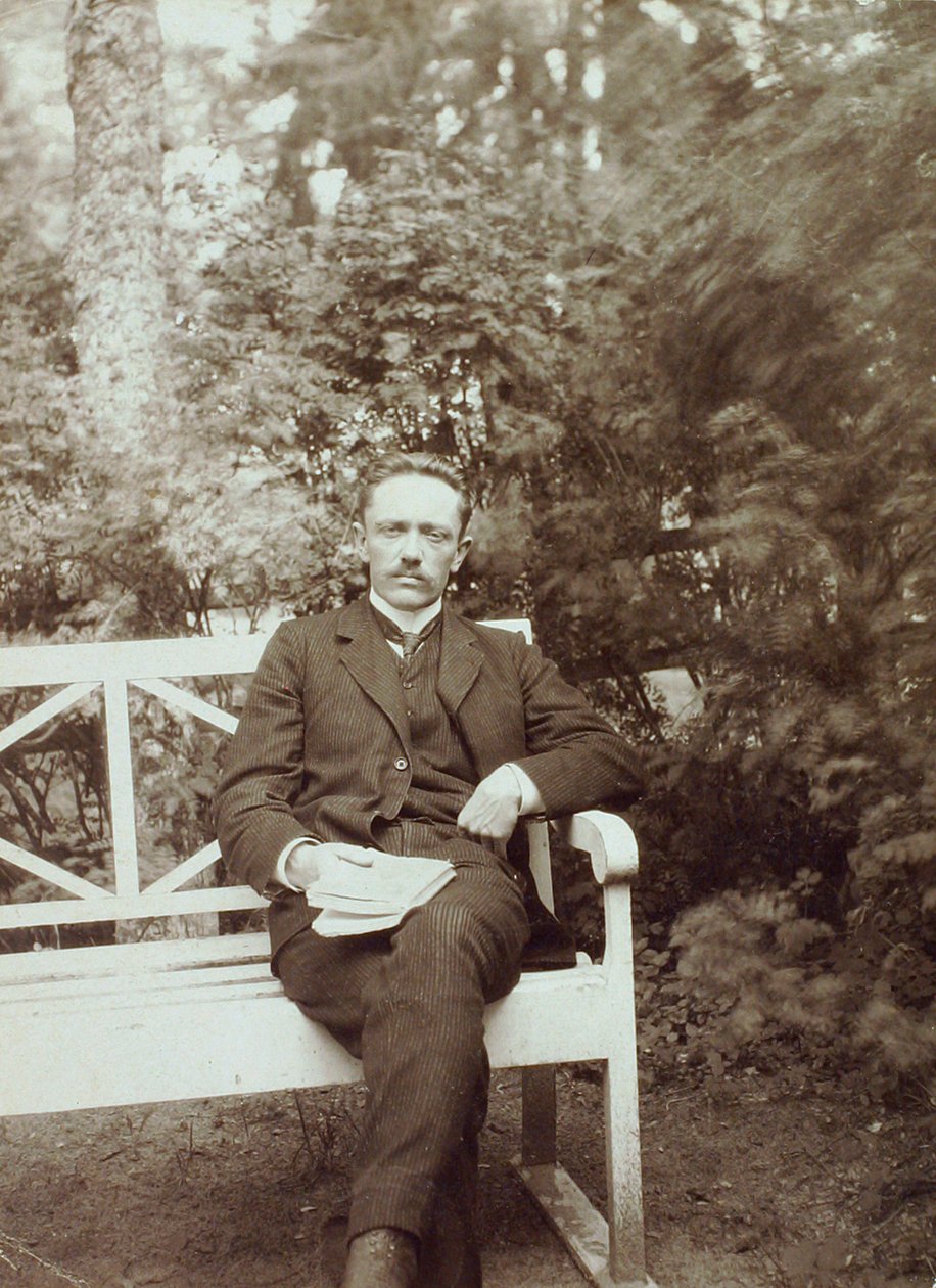 Jurgis Baltrusaitis , litauisk poet, tidlig på 1900-tallet av Unbekannt