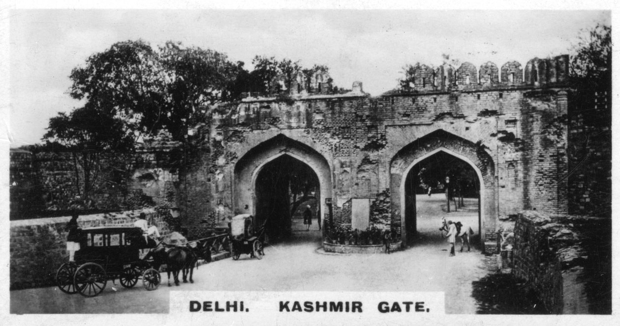 Kashmir Gate, Delhi, India, c1925 av Unbekannt