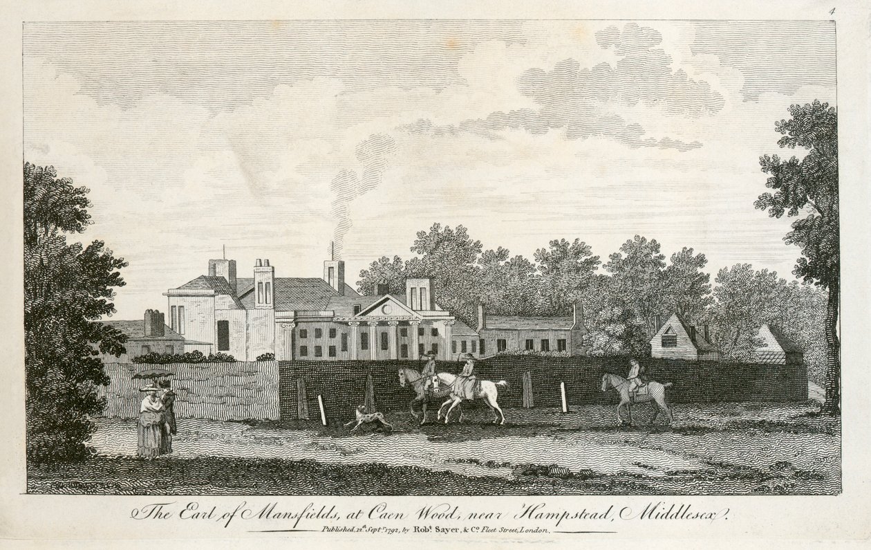 Kenwood House, Hampstead, London, 1792 av Unbekannt