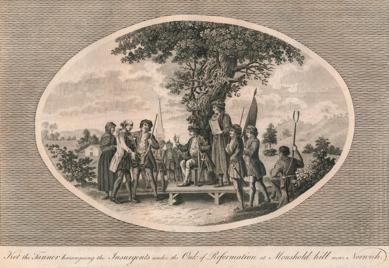 Ketts Rebellion, Norfolk, 1549 1793 av Unbekannt