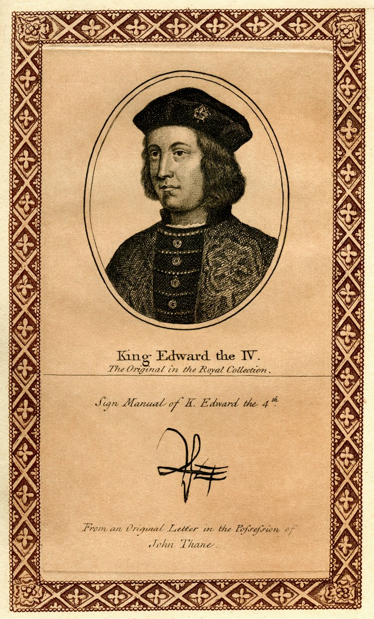 Kong Edvard IV av England av Unbekannt
