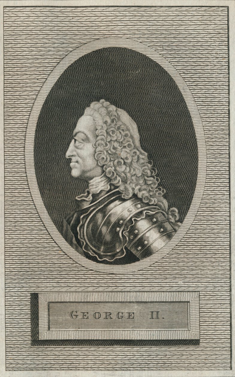 Kong George II, 1793 av Unbekannt