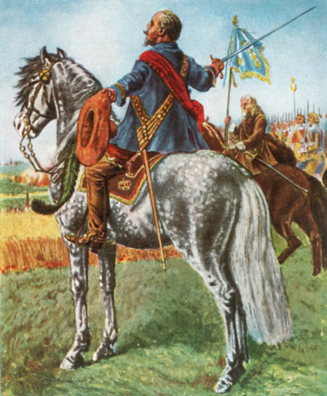 Kong Gustavus Adolphus av Sverige, 1936. av Unbekannt