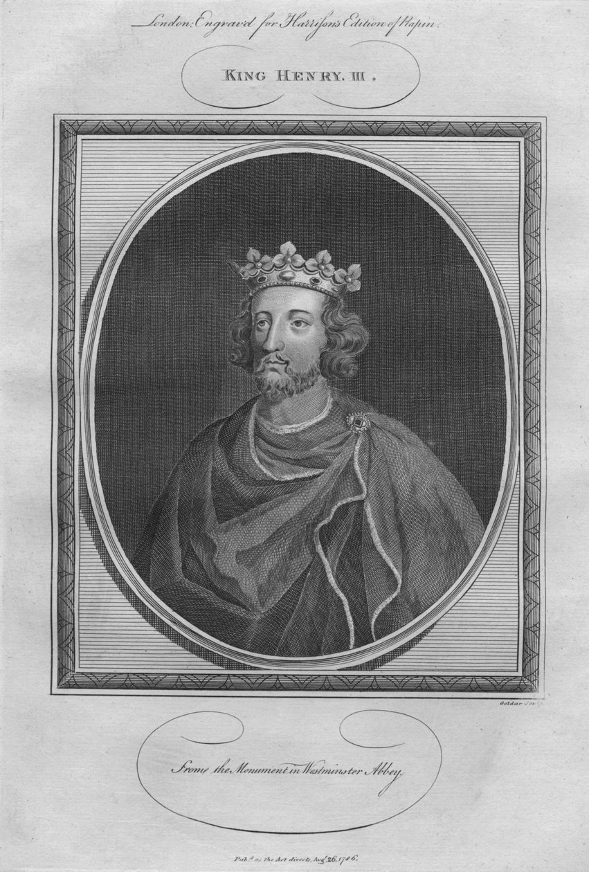 Kong Henrik III, 1786. av Unbekannt