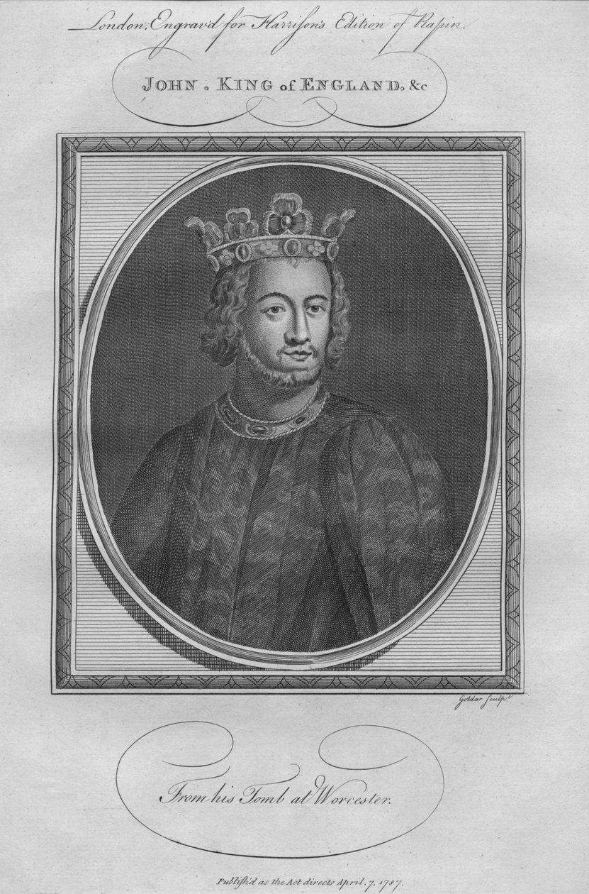 Kong John, 1787. av Unbekannt