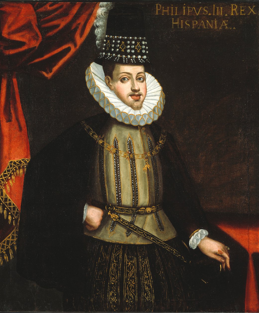 Kong Filip III av Spania, ca. 1590-1600. av Unbekannt