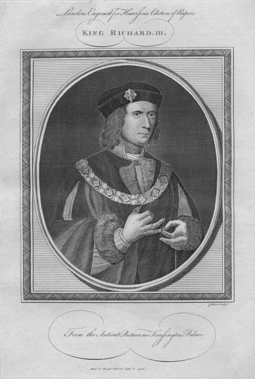 Kong Richard III, 1786. av Unbekannt