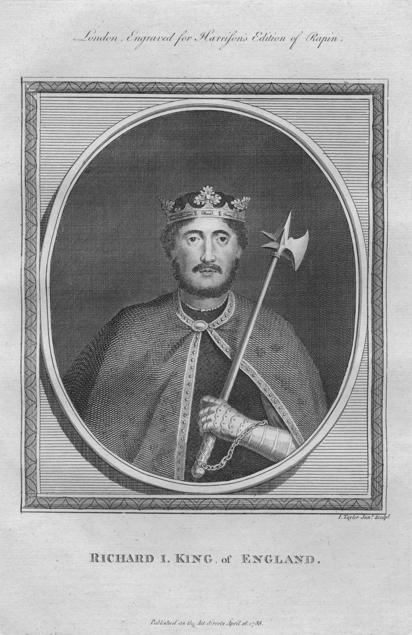 Kong Richard I, 1788. av Unbekannt