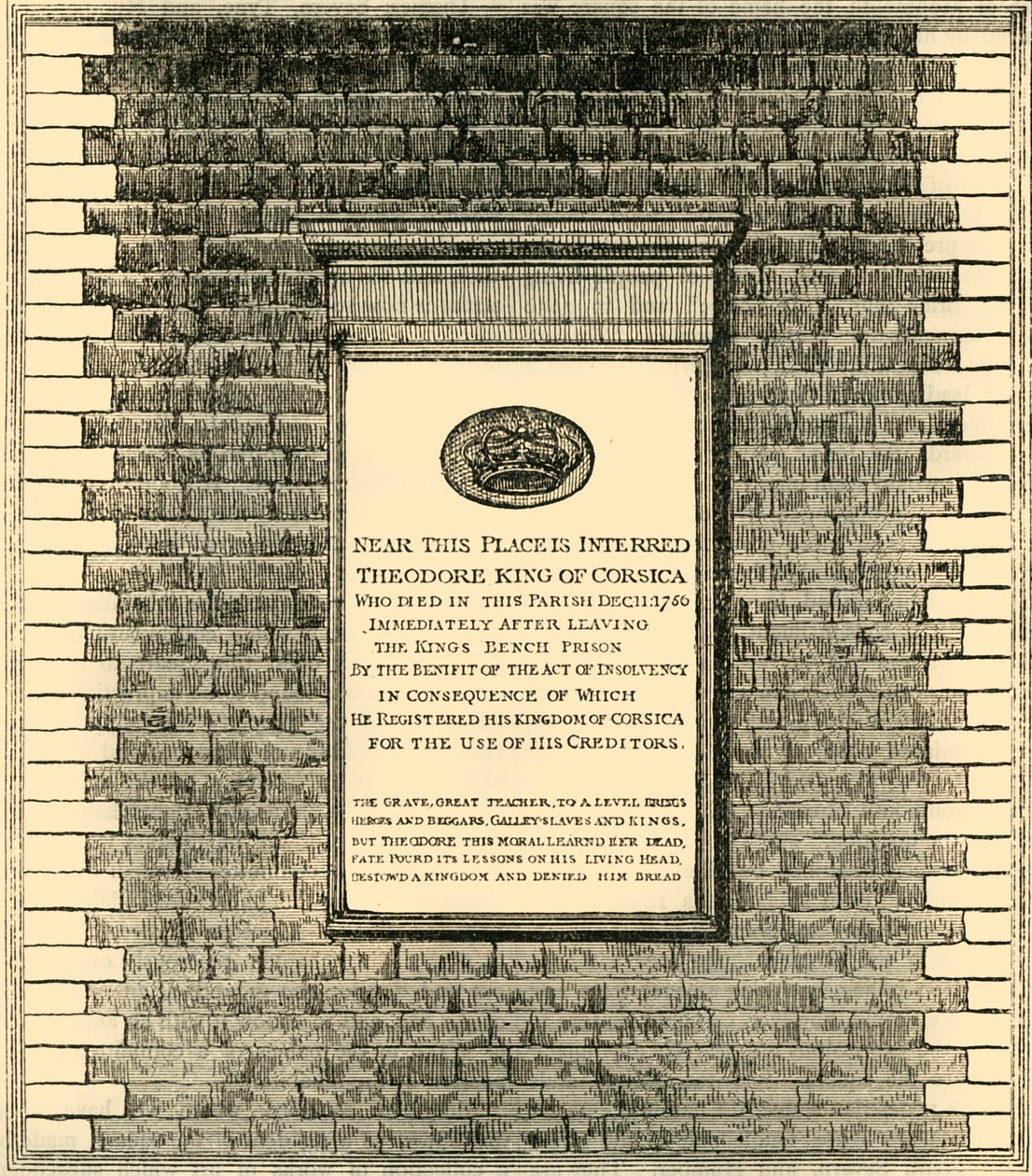 Kong Theodores-monumentet, 1881. av Unbekannt
