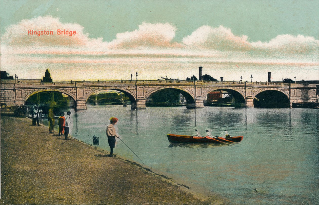 Kingston Bridge, 1908 av Unbekannt