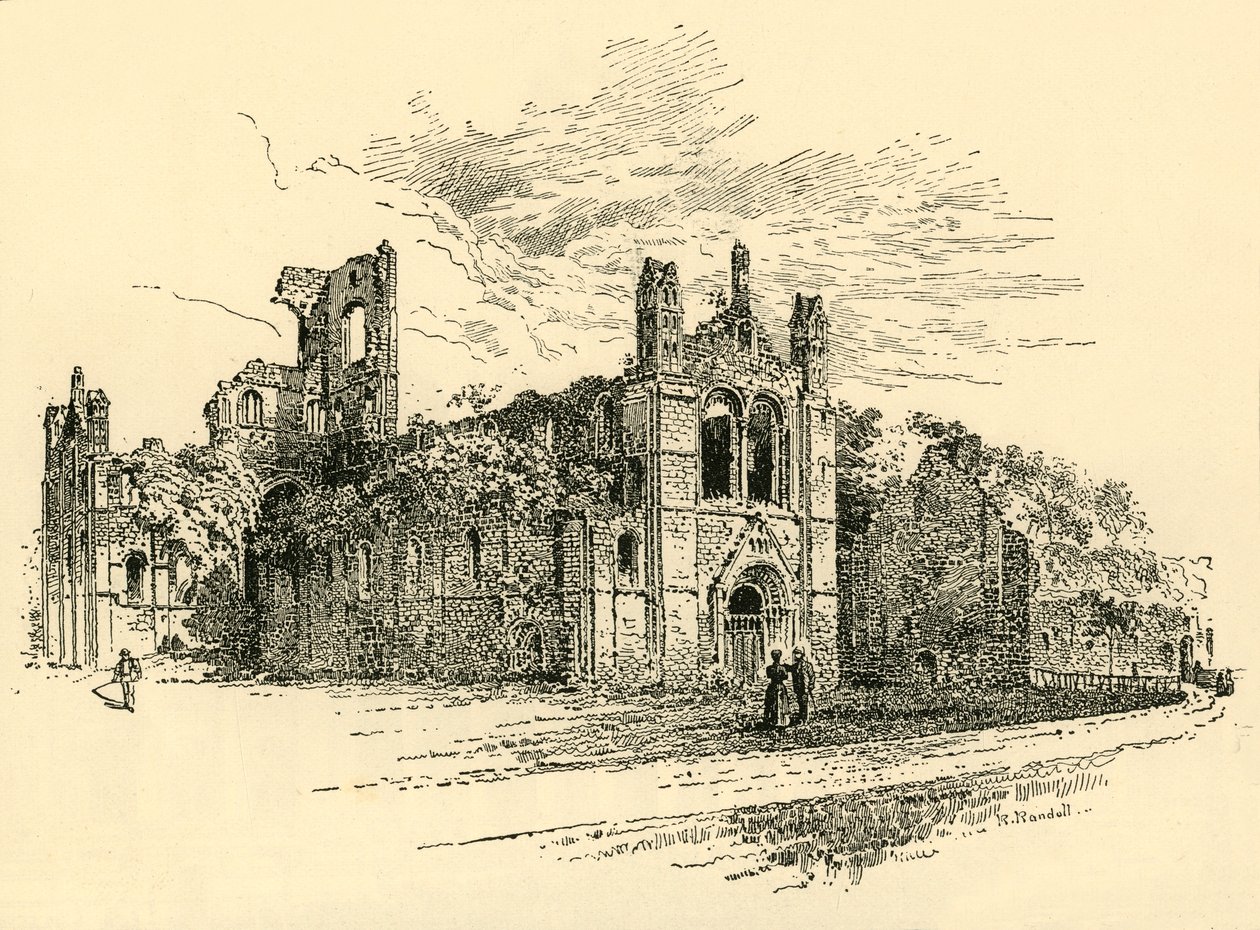 Kirkstall Abbey, 1898. av Unbekannt