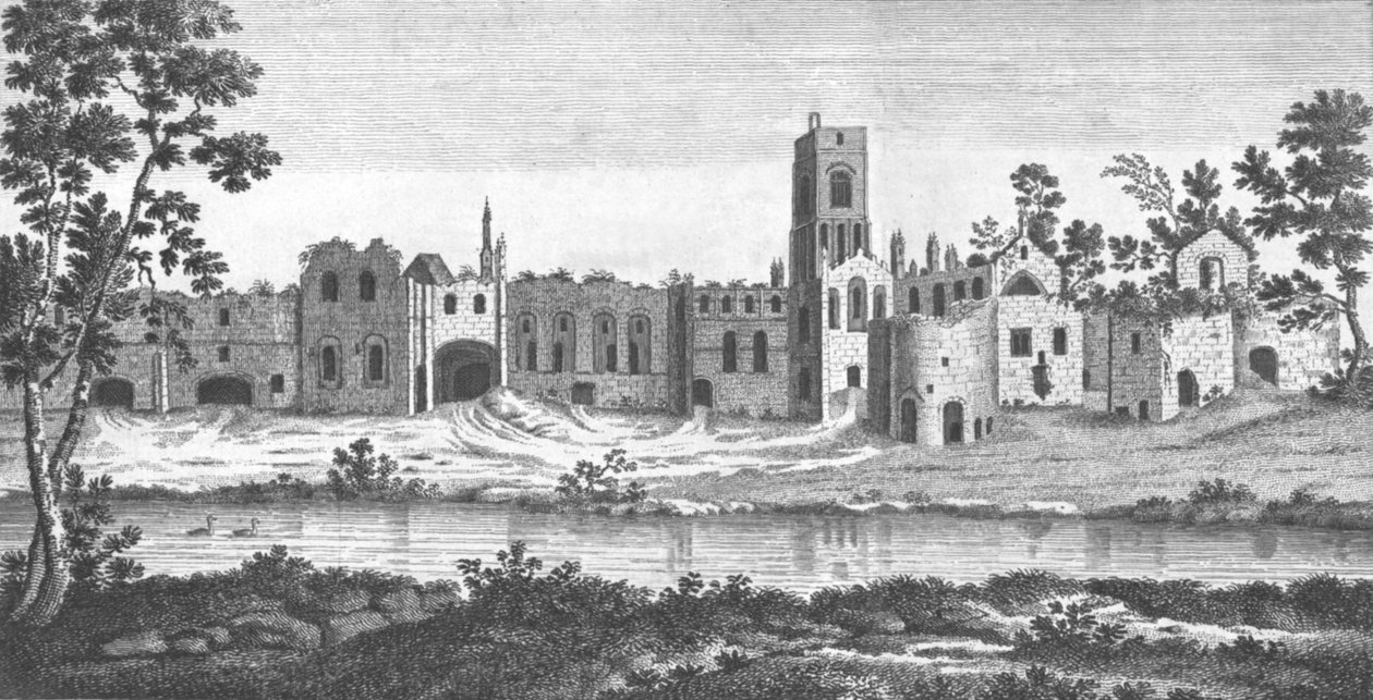 Kirkstall Abbey, Leeds, West Yorkshire, 1700-tallet av Unbekannt