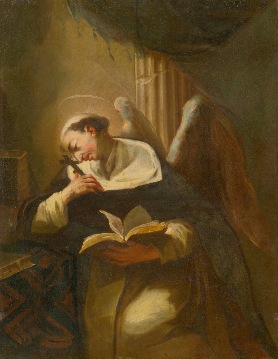 Kneel Meditating Saint av Unbekannt