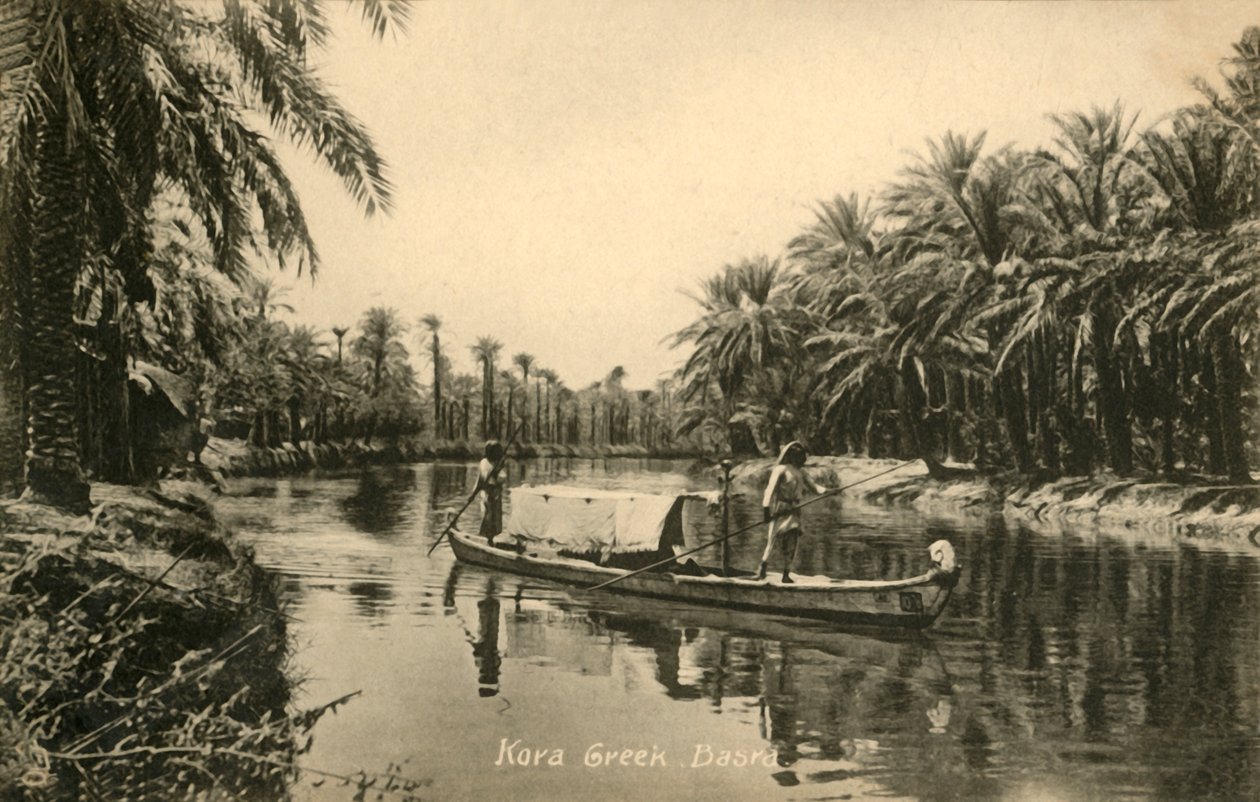 Kora Creek, Basra, c1918-c1939. av Unbekannt