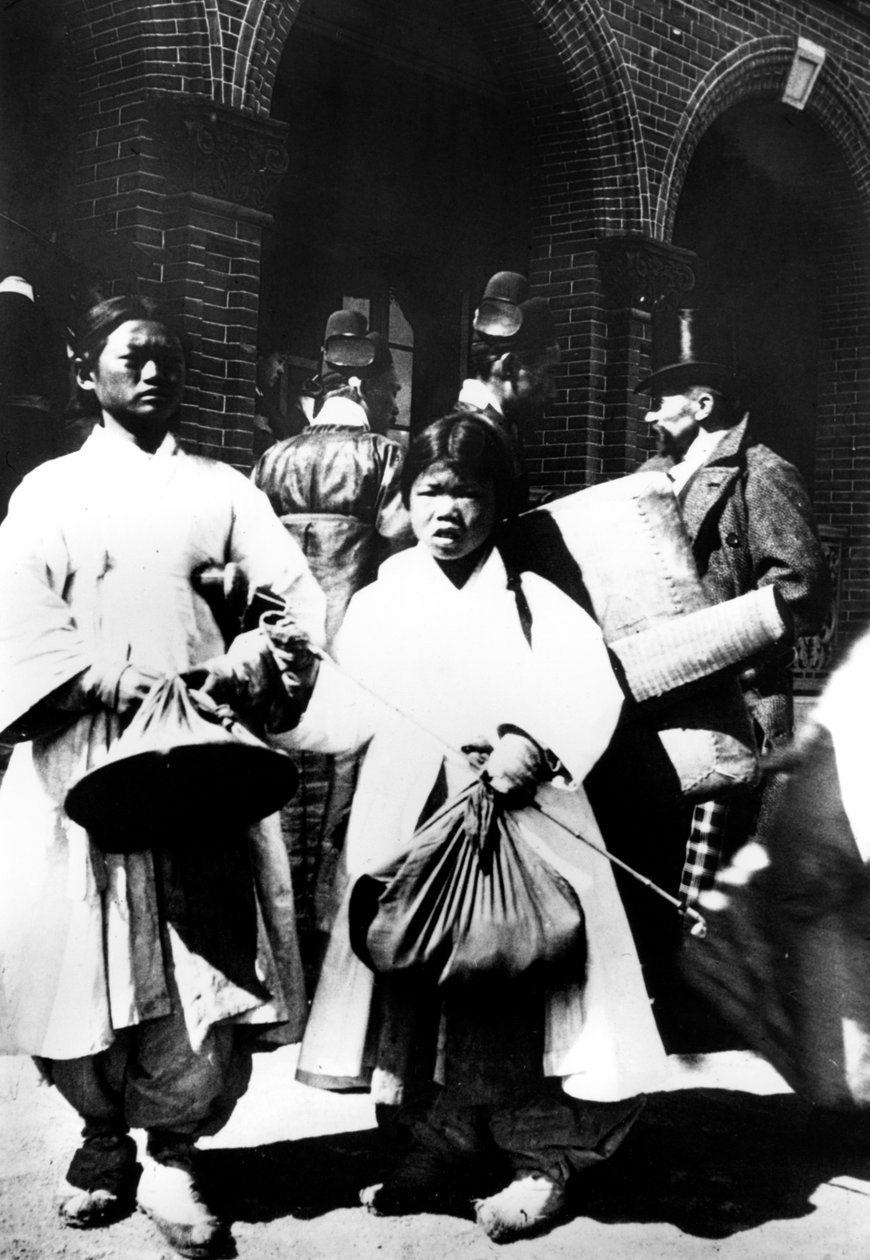 Koreanere, Korea, 1900 av Unbekannt