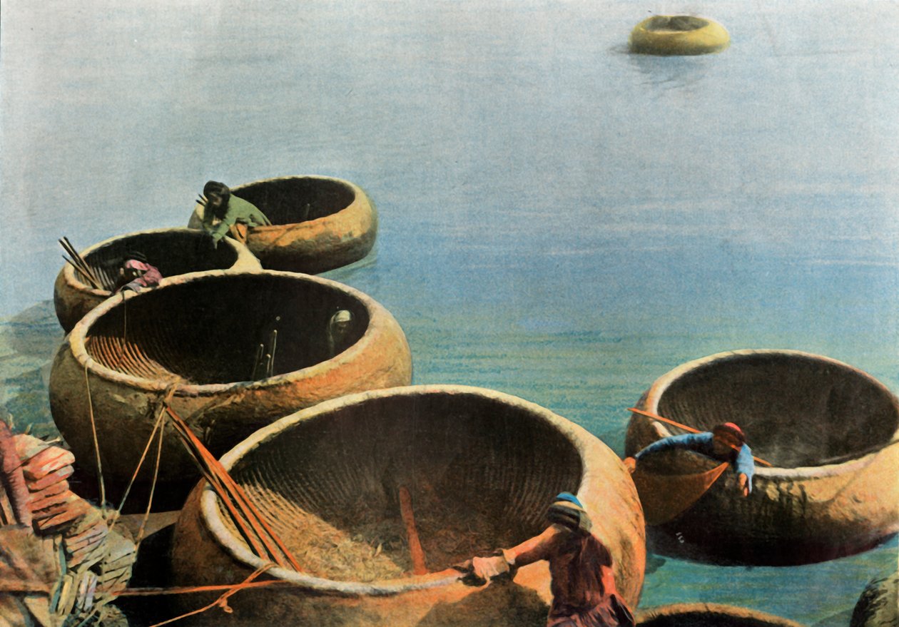 Kouffehs Sur LEuphrate, Kuphars on the Euphrates, 1900. av Unbekannt