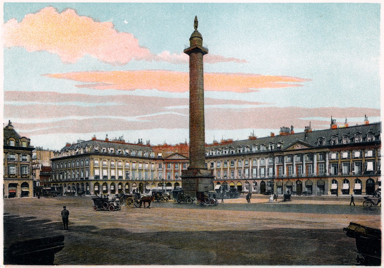 The Vendome Column, Paris, ca 1900 av Unbekannt