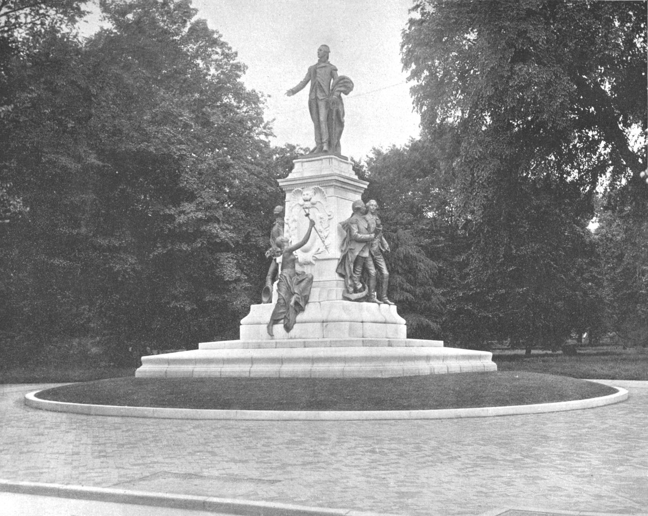 Lafayette-statuen, Washington DC, USA, c1900. av Unbekannt