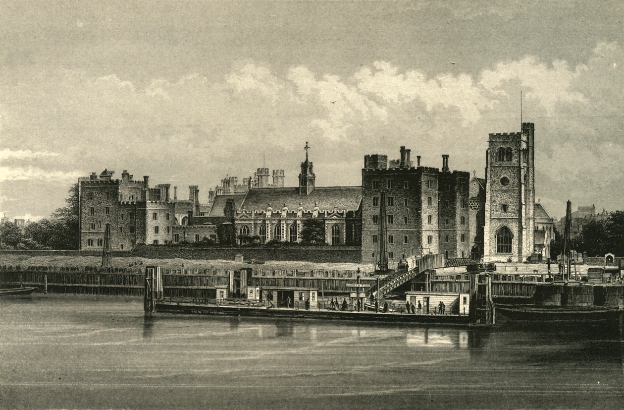 Lambeth Palace, c1876. av Unbekannt