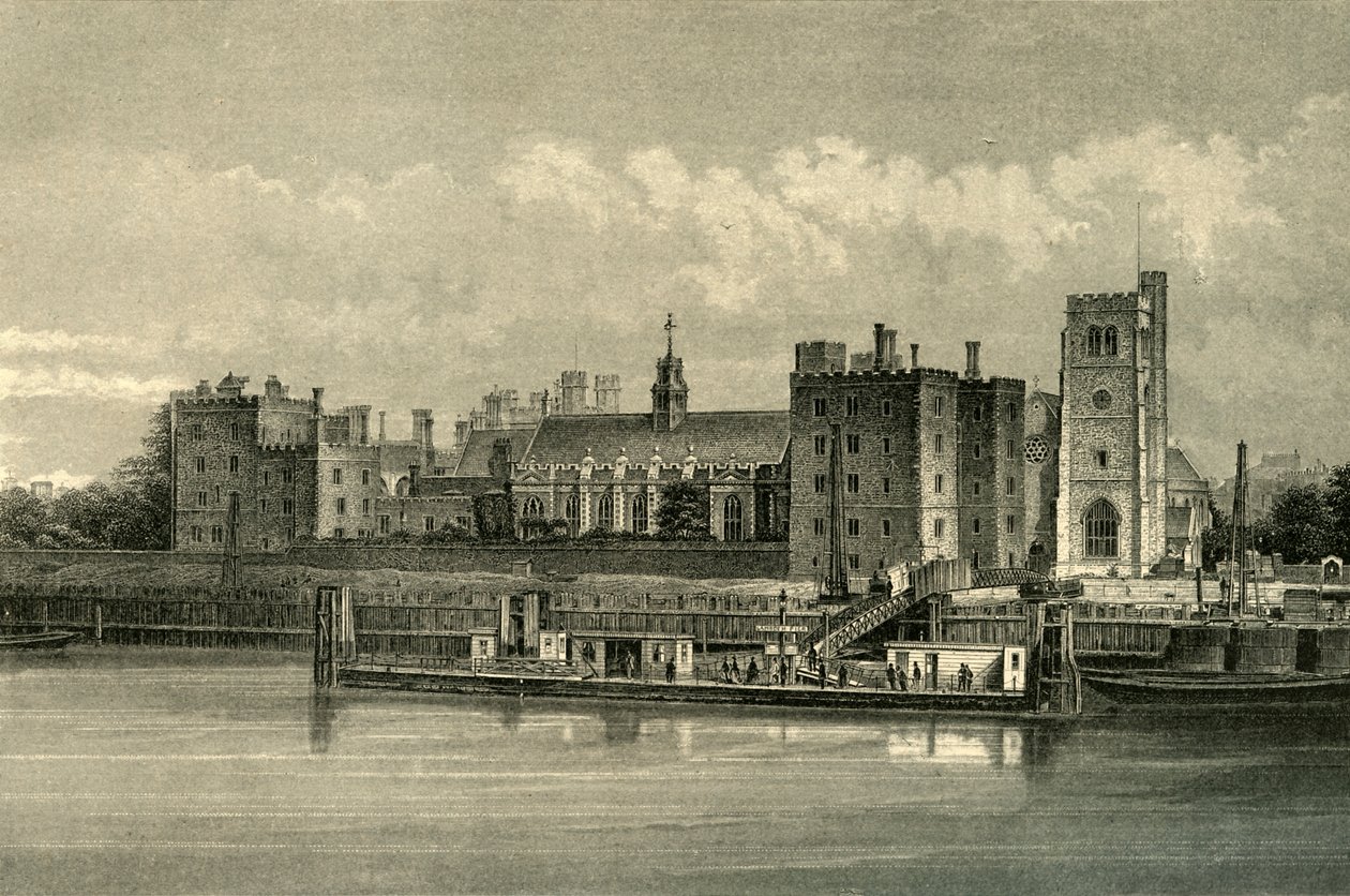 Lambeth Palace, c1878. av Unbekannt