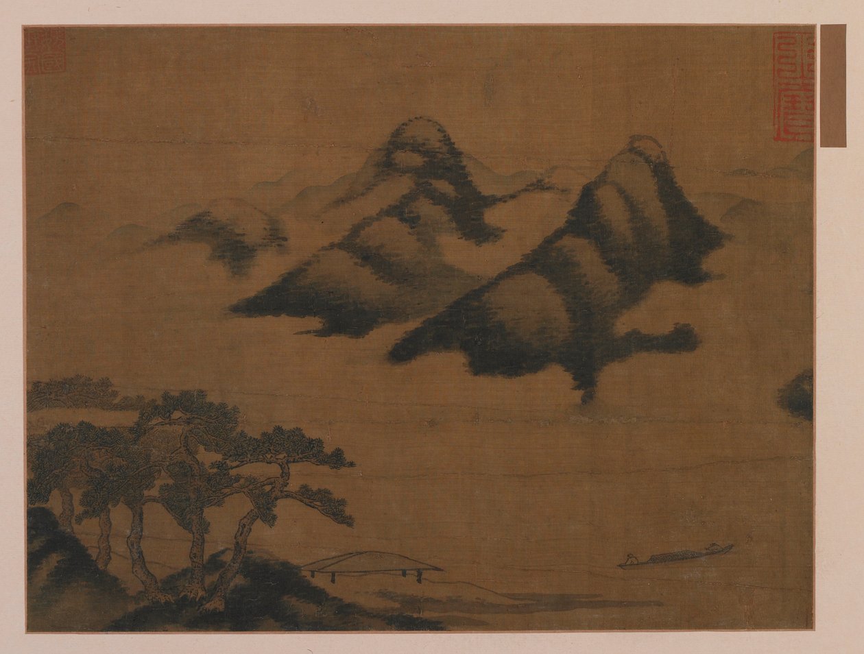 Landskap, Ming-dynastiet, 1319-1644. av Unbekannt