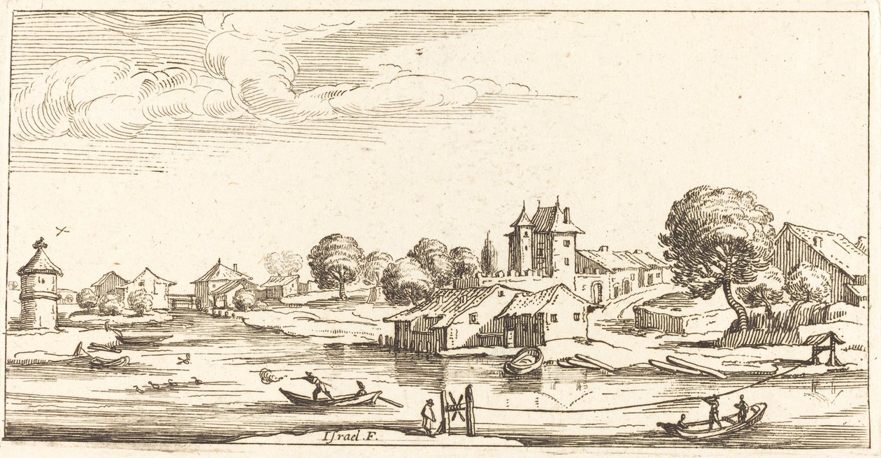 Landskap, i eller etter 1635. av Unbekannt