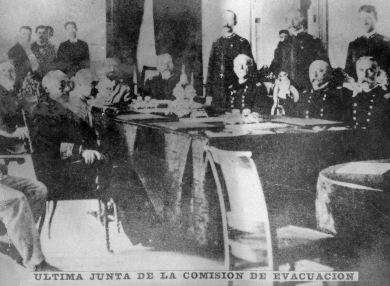 Siste møte i evakueringskommisjonen, 1898, 1920-årene av Unbekannt