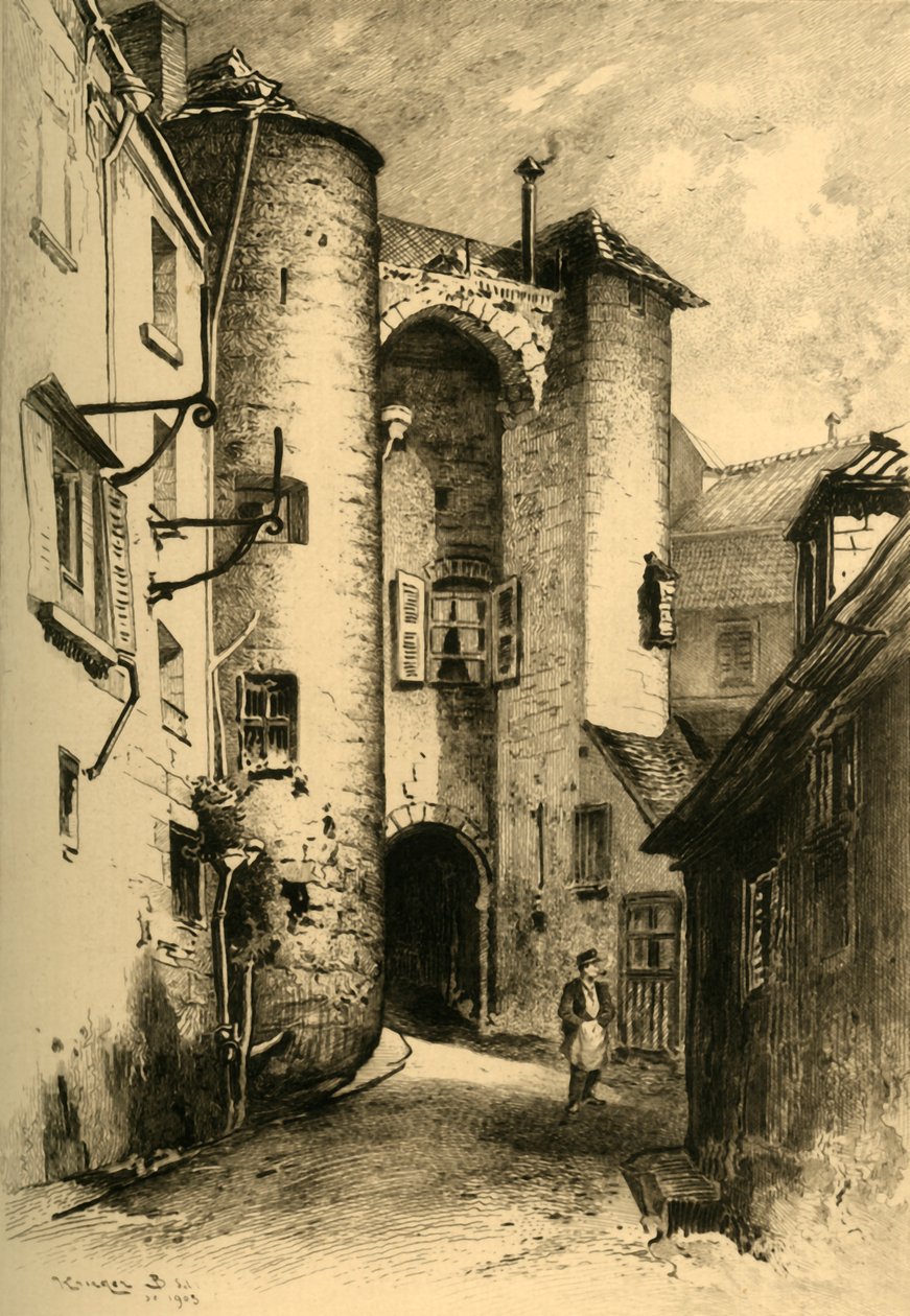 Passasjen fra Chénizelles til Laon Aisne, 1903. av Unbekannt