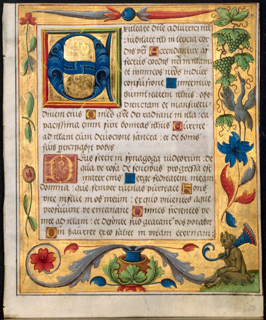 Blad fra en salme- og bønnebok, ca. 1524. av Unbekannt
