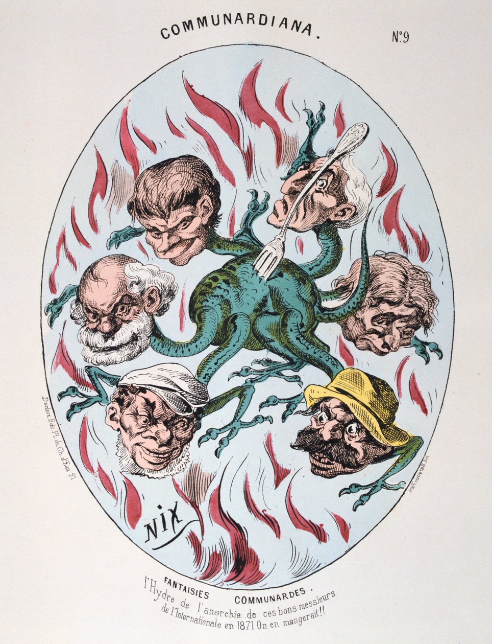 Kommunens vakre dager, 1871 av Unbekannt