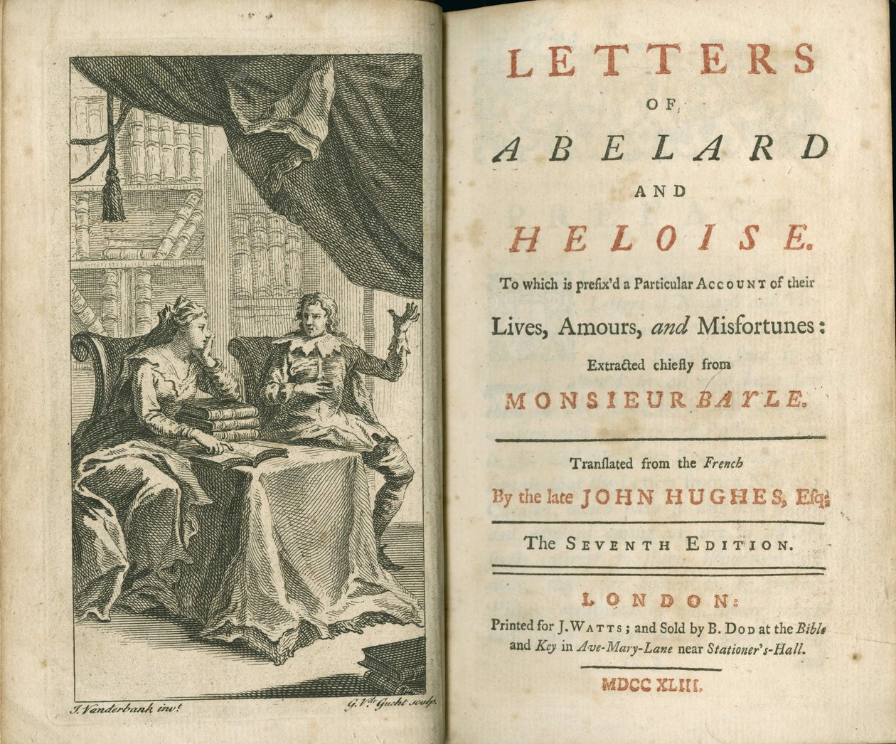 Letters of Abelard and Heloise, 1743 av Unbekannt