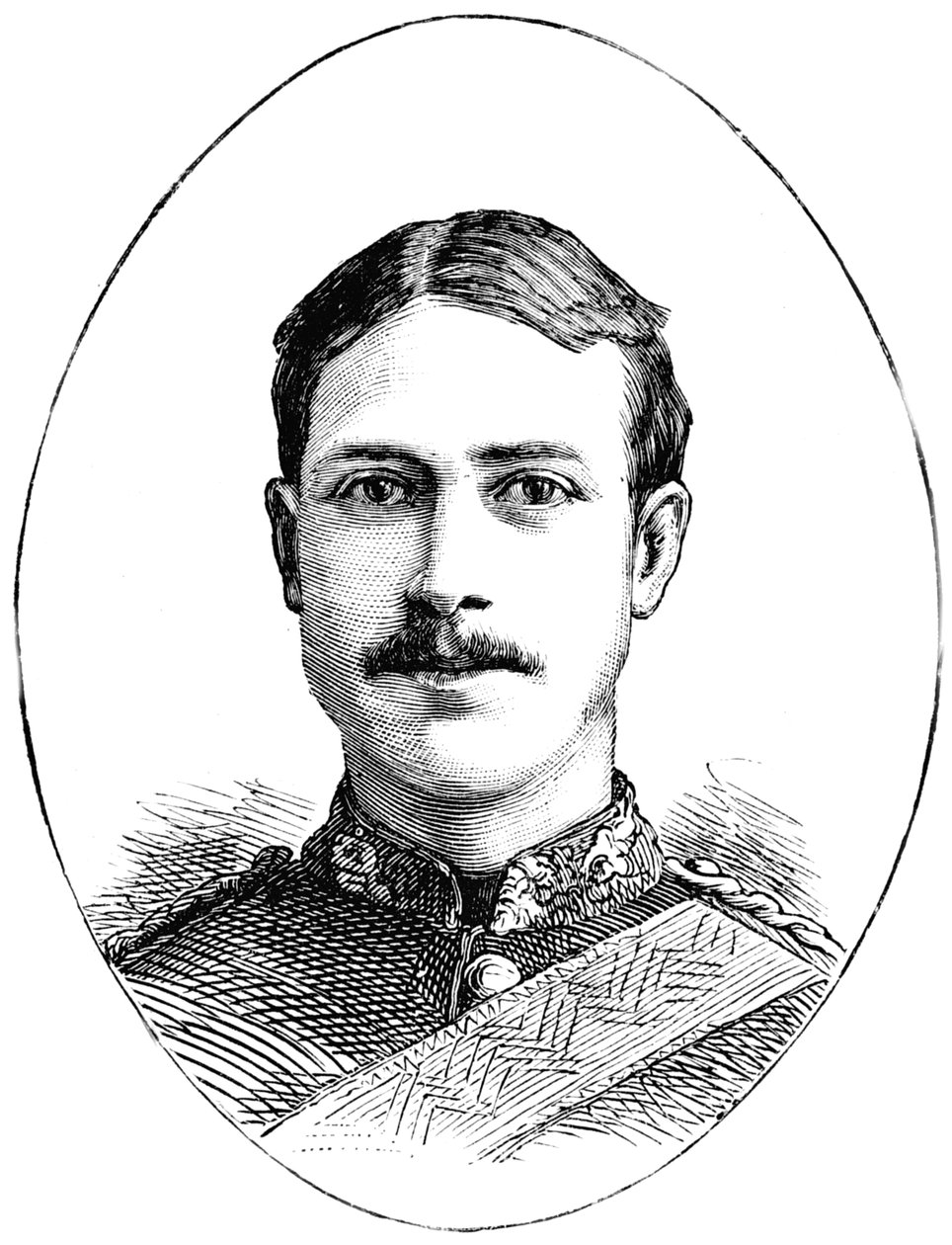 Løytnant Henry Gribble, 3rd Dragoon Guards, c1882 av Unbekannt