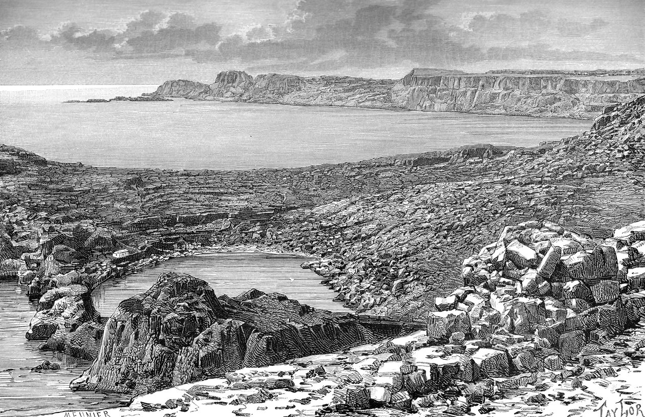 Lindos Bay, Rhodos, Hellas, ca 1890 av Unbekannt