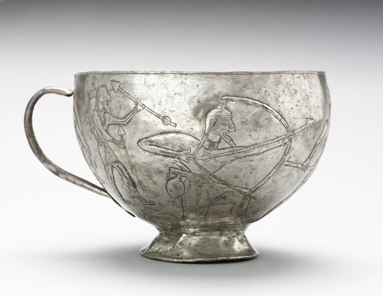Løvejaktbeger , 1100-1000 f.Kr. av Unbekannt