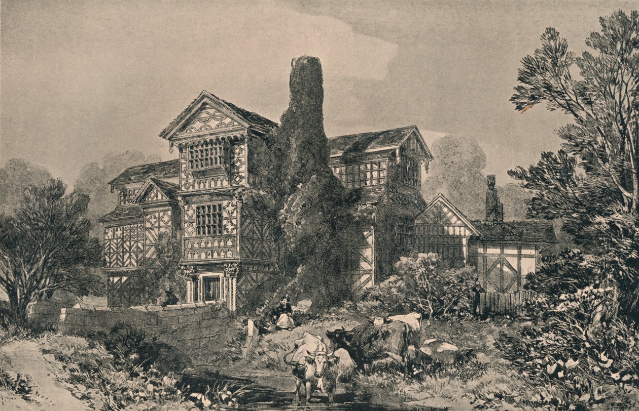 Little Moreton Hall, Cheshire, 1915 av Unbekannt