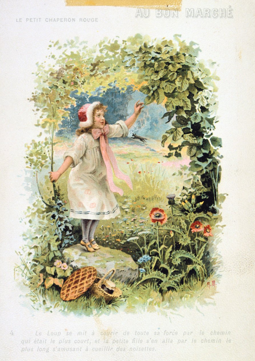 Rødhette, 1800-tallet av Unbekannt