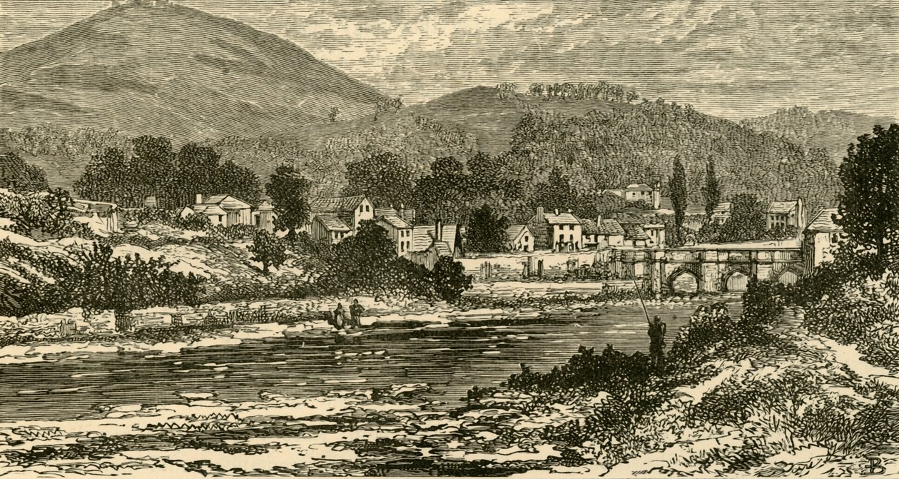 Llangollen Bridge, 1898. av Unbekannt