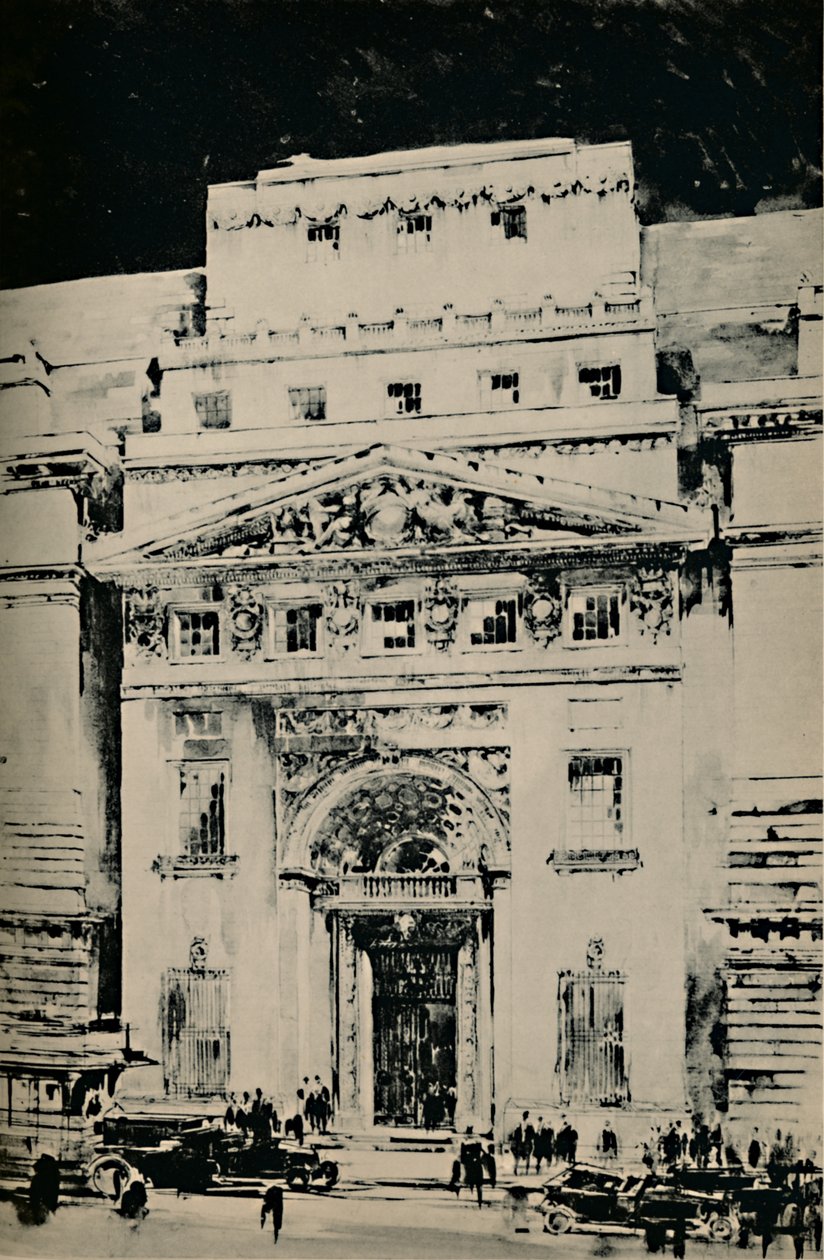 Lloyds New Building: Inngang i Leadenhall Street, 1928 av Unbekannt