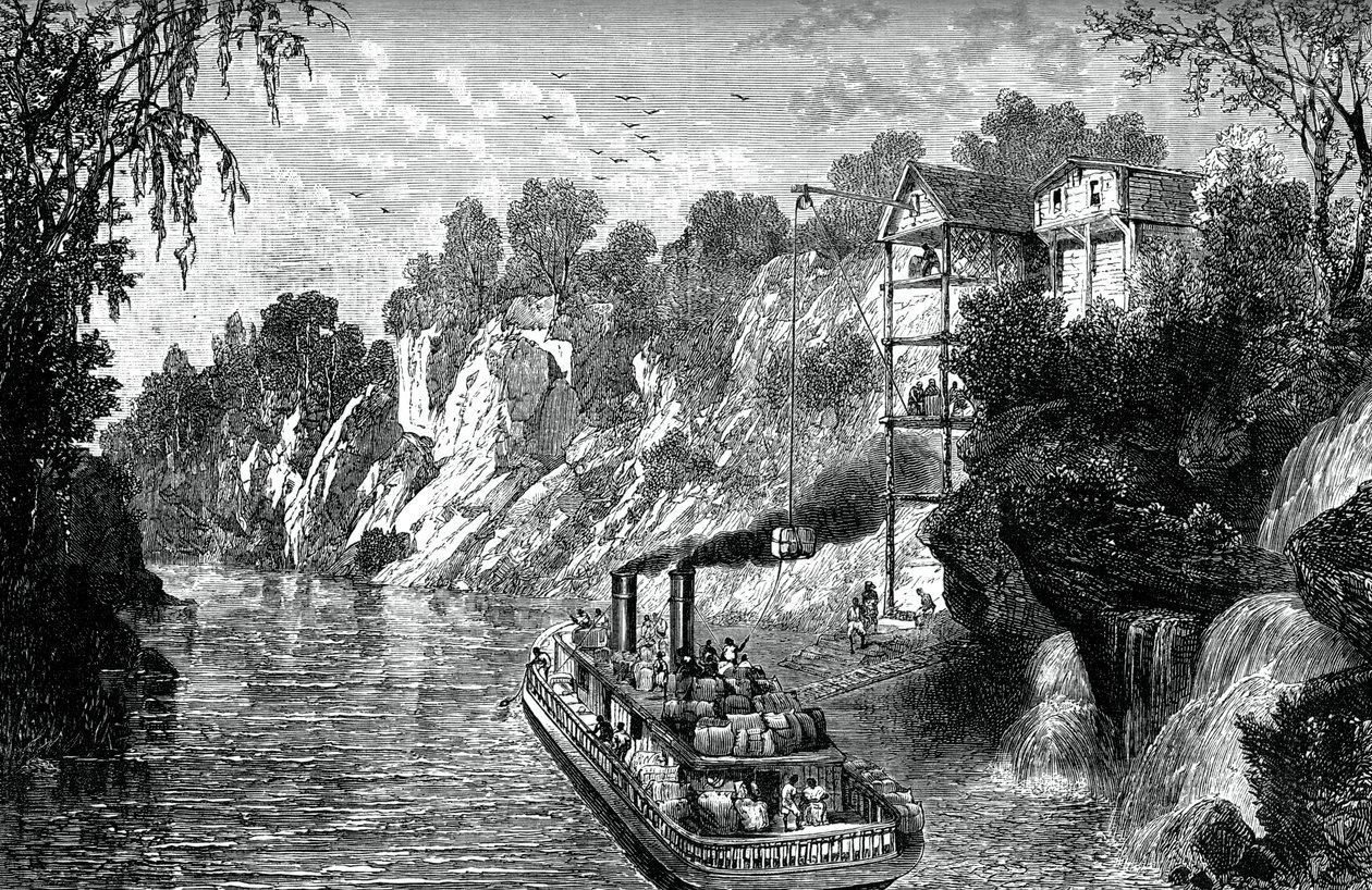 Laster en bomullsdamper, c1880 av Unbekannt