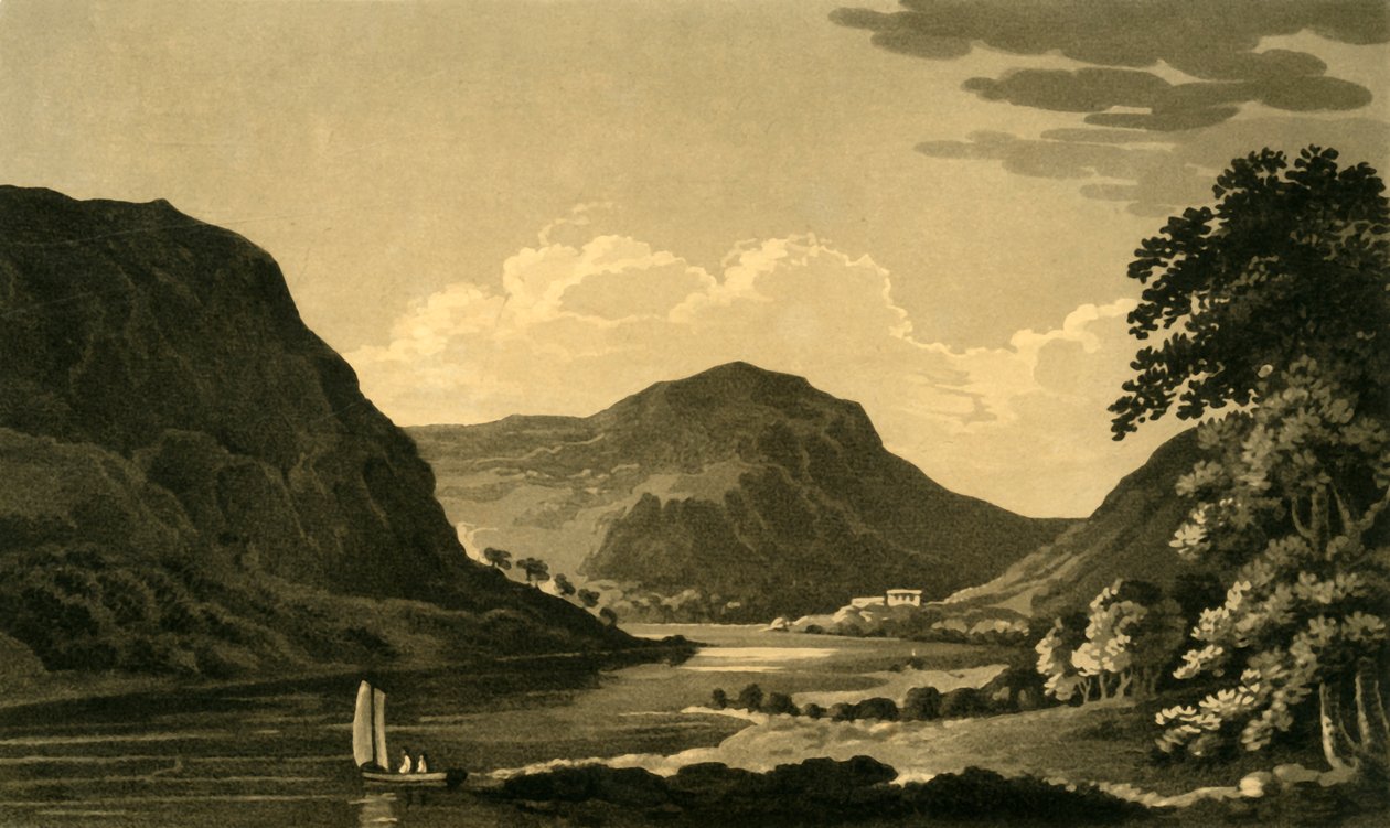 Loch-Lubnaig, East-End, 1802. av Unbekannt